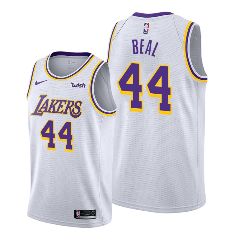 Men's Los Angeles Lakers Bradley Beal #44 NBA 2020-21 Association Edition White Basketball Jersey CYT1483TZ